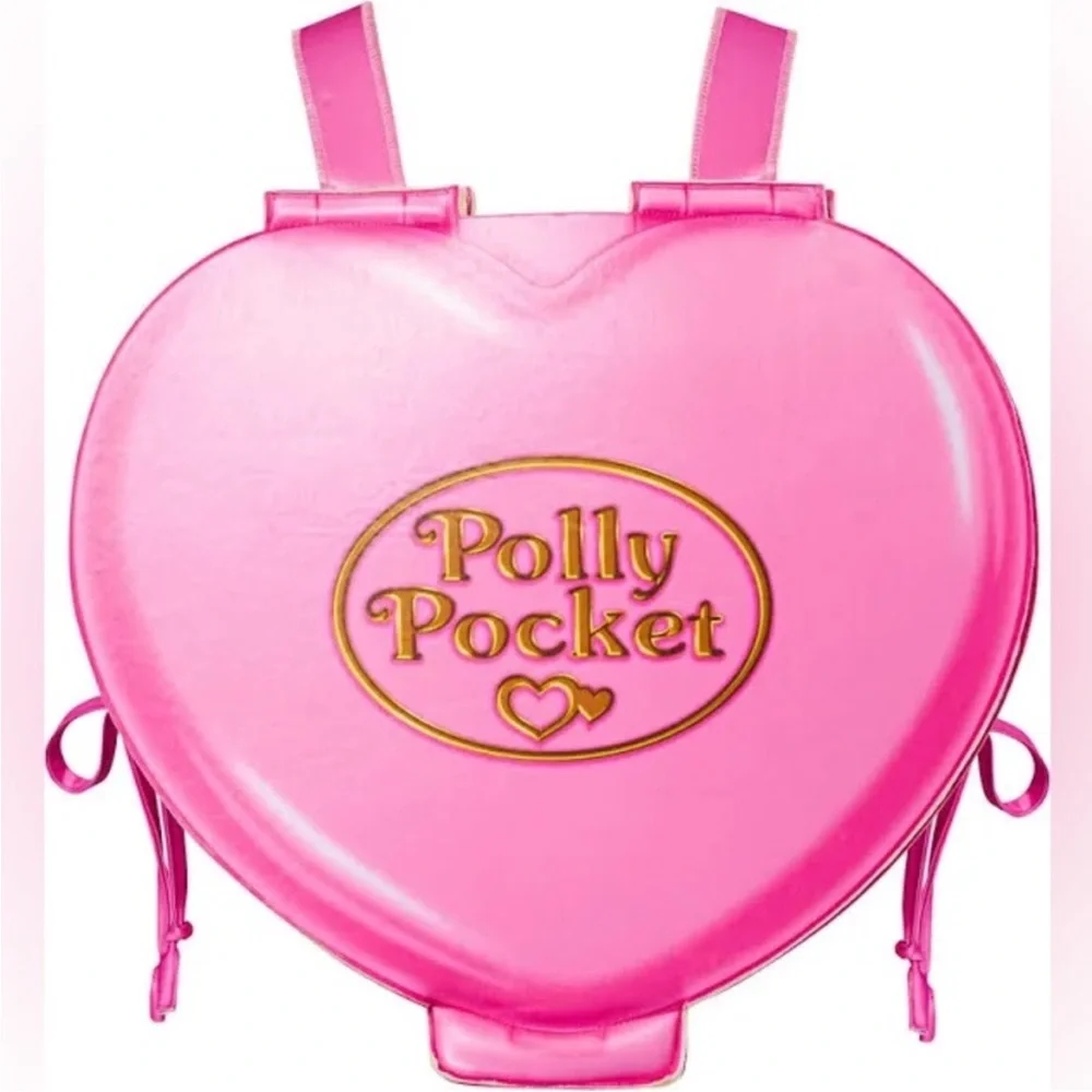 *NEW* POLLY POCKET GIRLS PINK HEART LOCKET COSTUME ONE SIZE - Picture 5 of 8